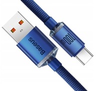 WZMACNIANY KABEL BASEUS USB - USB-C 100W 66W 6A 1.2M SZYBKIE ŁADOWANIE QC