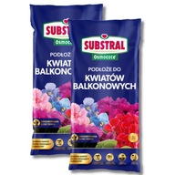 Podłoże Ziemia Do KWIATÓW Roślin Balkonowych z Nawozem Osmocote Substral x2