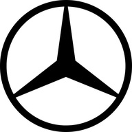 Naklejka na samochód auto, szybę lakier, tuning mercedes logo 15cm