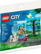 LEGO CITY WYBIEG DLA PSÓW I HULAJNOGA (30639) [KLO