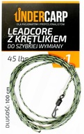 Undercarp Leadcore z krętlikiem do szybkiej wymiany 45 lbs 1szt zielony