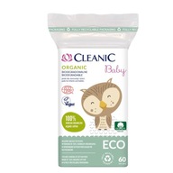 Cleanic Baby ECO Płatki bawełniane dla niemowląt 60 sztuk