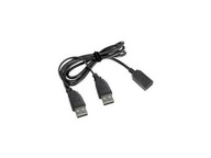 Predlžovací kábel USB Gembird CCP-USB22-AMAF-3 čierny 0,9 m