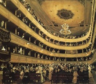 Obraz Auditorium the Old Burgtheater - Klimt 50x60