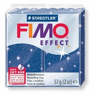 FIMO effect 8020 modrá s trblietkami