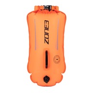 Bezpečnostná bójka ZONE3 Safety Buoy/Dry Bag Recycled high vis orange 28 l