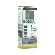 BOSMA H7 55W PURE WHITE PLUS 80% ŻARÓWKI PX26d 2sztuki