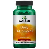 B-Complex Daily Vitamínový komplex B 100kaps Swanson
