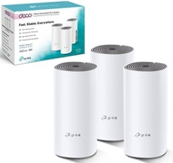 TP-Link Deco E4 (3-Pack) DOMOWY SYSTEM WiFi MESH AC1200 Access Point 370m2