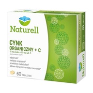 Naturell Organický zinok + C, tablety, 60 ks