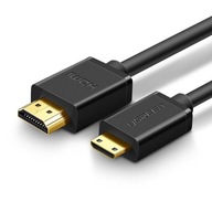 Ugreen kabel przewód HDMI - mini HDMI 19 pin 2.0v 4K 60Hz 30AWG 1,5m czarny