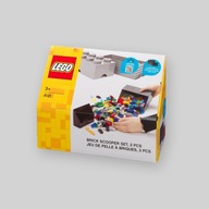 LEGO Szufelki do klocków + Separator Zestaw GRAY