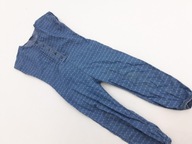 F&F długi KOMBINEZON a'la jeans WYGODNY niebieski _ 104cm