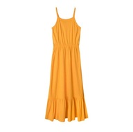 Cool Club Sukienka na ramiączka żółta r 146