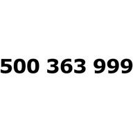 500 363 999 T-MOBILE ZŁOTY NUMER TELEFONU STARTER NA KARTĘ SIM NR TMOBILE