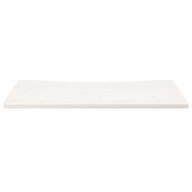 vidaXL Blat biurka, biały, 110x55x2,5 cm, lite drewno sosnowe