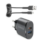 Ładowarka sieciowa ARKS 10W + Kabel USB -Micro USB