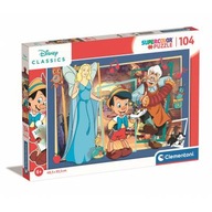 Clementoni puzzle 104 el disney klasické pinocchio