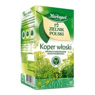 HERBAPOL zielnik polski KOPER WŁOSKI herbata ziołowa 20 TOREBEK