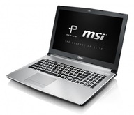 Notebook MSI PE60 15,6 " Intel Core i7 16 GB / 2000 GB strieborný
