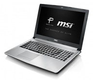 Notebook MSI PE60 15,6 " Intel Core i7 32 GB / 1512 GB strieborný