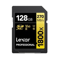 Lexar SDXC 128GB Professional 1800x UHS-II U3
