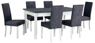 Sada rozkladací stôl MODENA 1 a 6 stoličiek ROMA 2 Produkt Poľský farby