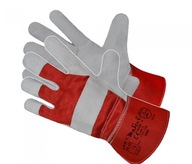 Pracovné rukavice kožené štiepané vystužené RBR 10/XL