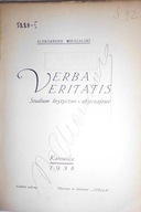 Verba veritatis. Studium krytyczno-obyczajowe
