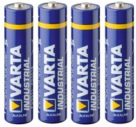 BATERIA ALKALICZNA MAŁE PALUSZKI AAA VARTA INDUSTRIAL R3 LR03 1.5V 4 SZTUKI