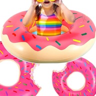 NAGY KERÉK FELFÚJHATÓ DONUT ÚSZÁS MATRAC FÁNK XL GYERMEKMEDENCE