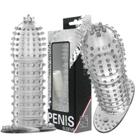 Nakładka na penisa przedłużka pogrubiająca sex zabawka dla mężczyzn erotyka