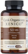 Xenico Organický zinok 90 kaps. Plodnosť Zdravé vlasy Silné nechty