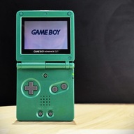 Oryginalna konsola Nintendo Game Boy Advance SP gameboy Pokemon rayquaza