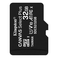 Kingston karta pamięci 32GB microSDHC Canvas Select Plus kl.10 UHS-I 100 MB