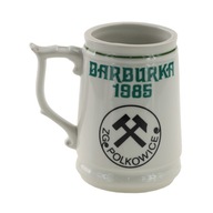 kolekcjonerski KUFEL ZG POLKOWICE BARBURKA 1985 porcelana Włocławek PRL