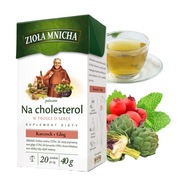 ZIOŁA MNICHA na cholesterol BIG ACTIVE herbata ziołowa 20 TOREBEK