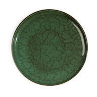 Talerz do Pizzy Ciasta Ceramiczny 32 cm Zielony Earth Ręcznie Wykonany