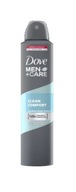 Dove Men, Clean Comfort, Dezodorant, 250ml