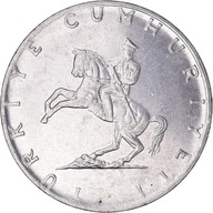 Moneta, Turcja, 5 Lira, 1974, AU(50-53), Stal nier