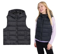 Páperová vesta 4F F166 vesta čierna 140.