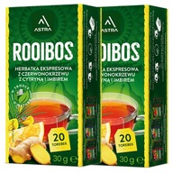 ČAJ ROOIBOS ČERVENÝ EXPRESNÝ CITRÓN ZÁZVOR ASTRA 40 SÁČKOV 60G