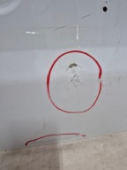RENAULT EXPRESS 21- door left rear part rear. 901237129R