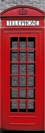 Londýn Červená telefónna búdka - plagát