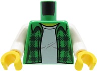 LEGO tors figurki - zielona koszula w kratę, koszulka