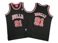 Strój koszykarski nr č. 91 Rodman Bulls Jersey, 140-152