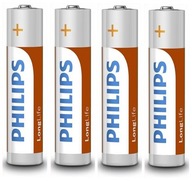 PHILIPS Bateria AAA R03 LONGLIFE 140406 4szt/op