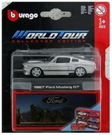 SAMOCHÓD METALOWY BBURAGO 1:64 FORD MUSTANG GT1967