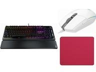 KLAWIATURA PRZEWODOWA Roccat Pyro AIMO RGB + MYSZKA 8000DPI + PODKŁADKA