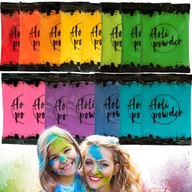 Kolorowy proszek HOLI Powder na Festiwal kolorów puder 15 szt bezpieczny